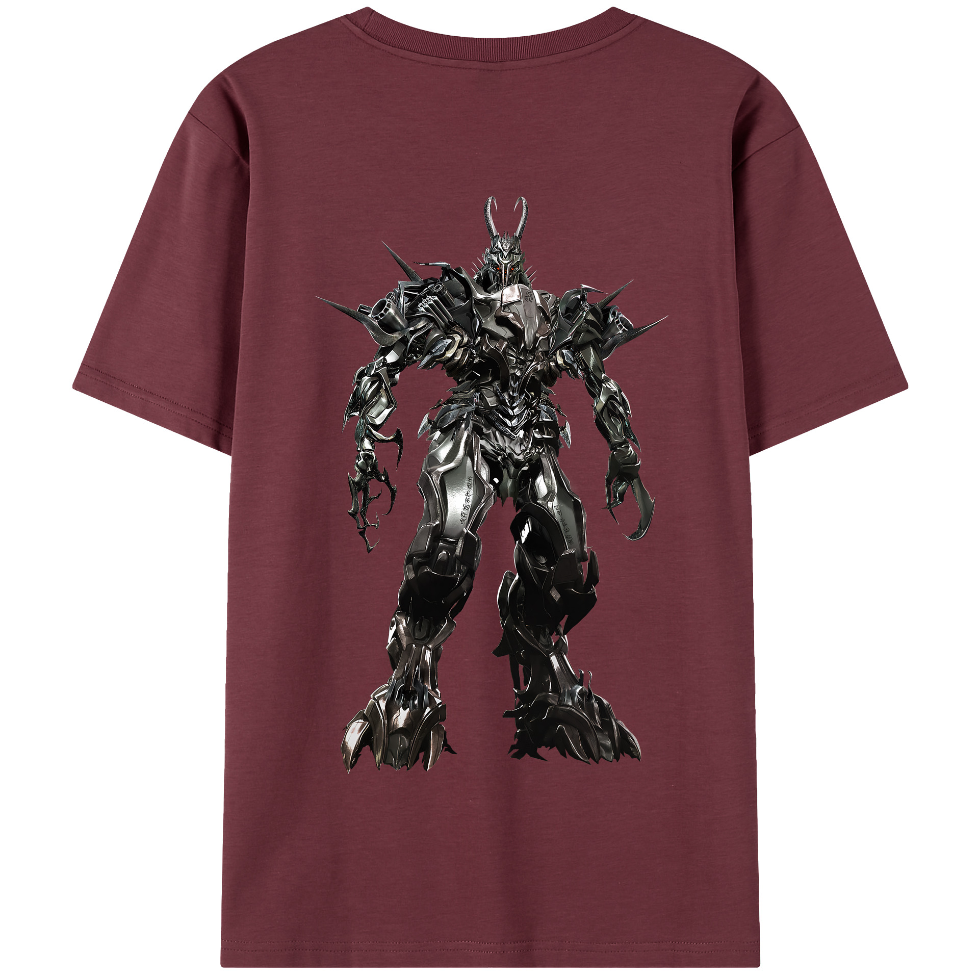 （画像用） Transformers トランスフォーマー 綿100％半袖Tシャツ（背面プリント）